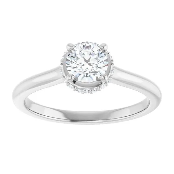Hidden Halo-Style Engagement Ring Image 3 Witt's Jewelry Wayne, NE