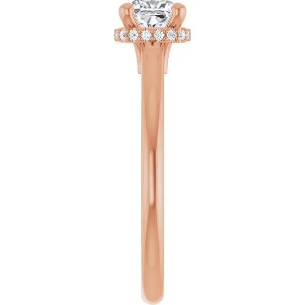 Hidden Halo-Style Engagement Ring Image 4 JF Jones Jewelers Rochester, NY