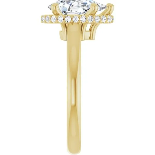 Hidden Halo-Style Engagement Ring Image 4 Austin's Fine Diamonds & Jewelry Lyndhurst, NJ