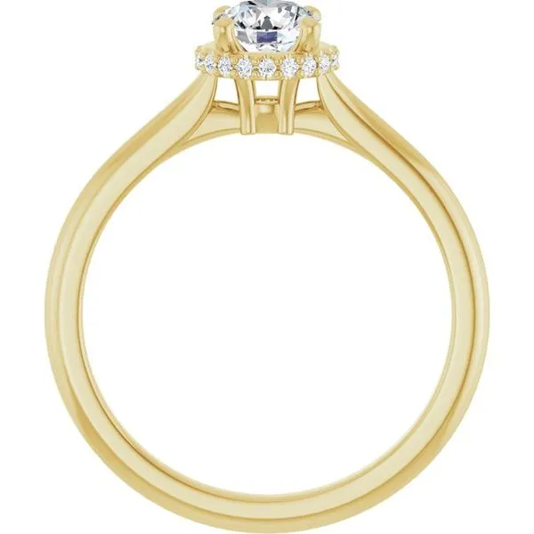 Hidden Halo-Style Engagement Ring Image 2 Austin's Fine Diamonds & Jewelry Lyndhurst, NJ