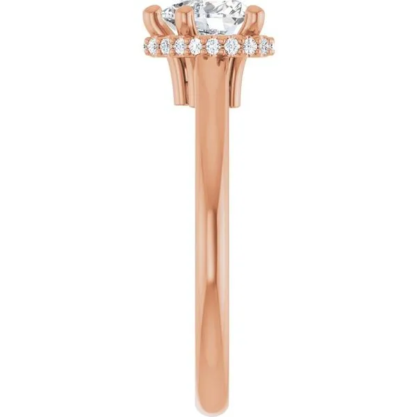 Hidden Halo-Style Engagement Ring Image 4 Arezzo Jewelers Elmwood Park, IL