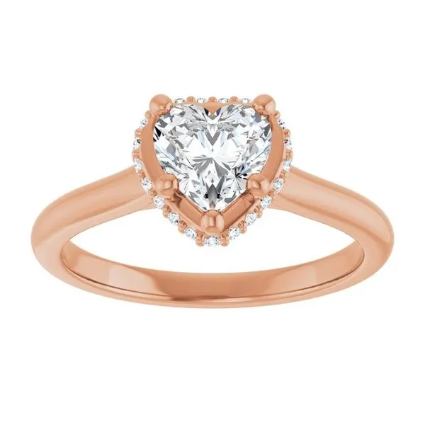 Hidden Halo-Style Engagement Ring Image 3 Shipley's Fine Jewelry Hampstead, MD