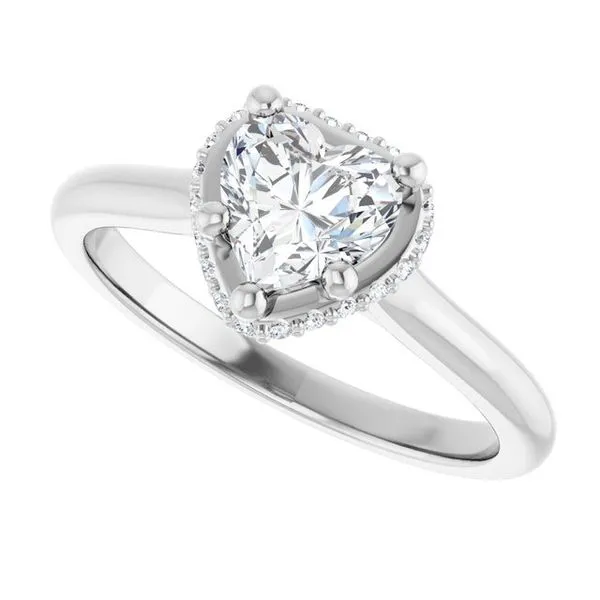 Hidden Halo-Style Engagement Ring Image 5 Jimmy Smith Jewelers Decatur, AL