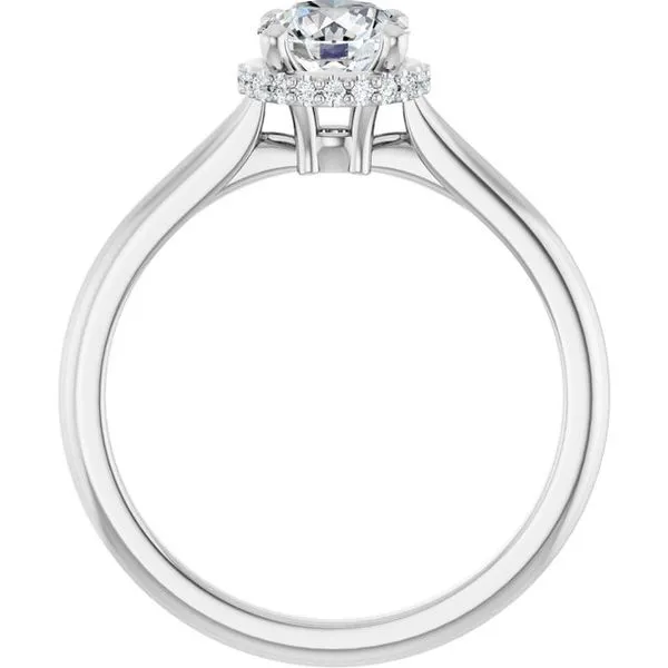 Hidden Halo-Style Engagement Ring Image 2 Don's Jewelry & Design Washington, IA