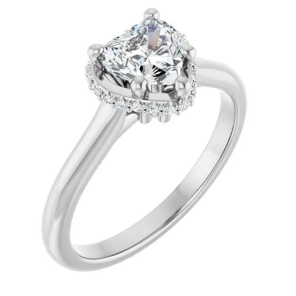 Hidden Halo-Style Engagement Ring Arezzo Jewelers Elmwood Park, IL