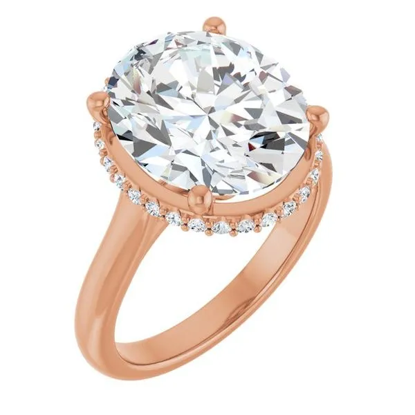 Hidden Halo-Style Engagement Ring Vulcan's Forge LLC KANSAS CITY, MO