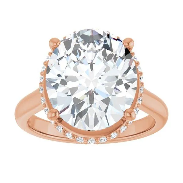 Hidden Halo-Style Engagement Ring Image 3 Michael Szwed Jewelers Longmeadow, MA