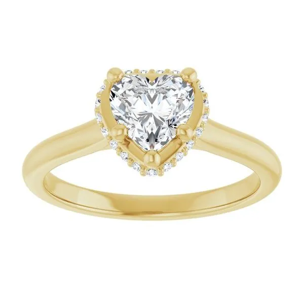 Hidden Halo-Style Engagement Ring Image 3 Redlands Jewelers Redlands, CA