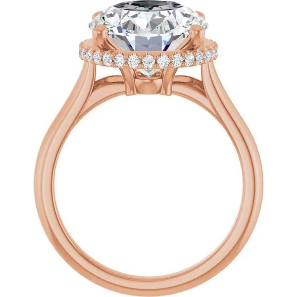 Hidden Halo-Style Engagement Ring Image 2 Futer Bros Jewelers York, PA