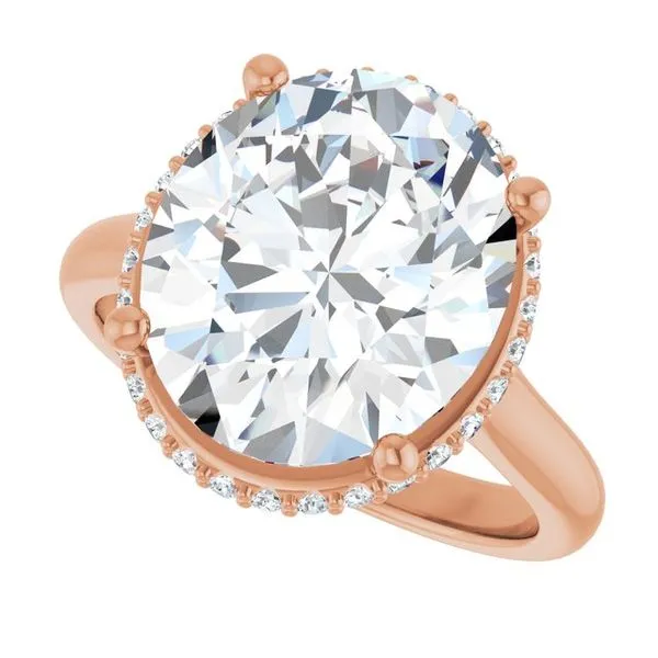 Hidden Halo-Style Engagement Ring Image 5 JF Jones Jewelers Rochester, NY