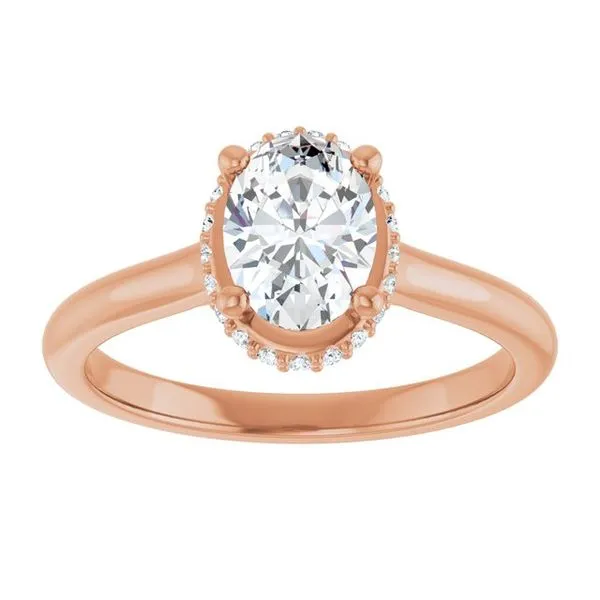 Hidden Halo-Style Engagement Ring Image 3 Mark Jewellers La Crosse, WI