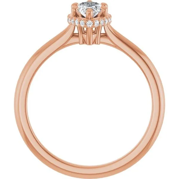 Hidden Halo-Style Engagement Ring Image 2 JF Jones Jewelers Rochester, NY