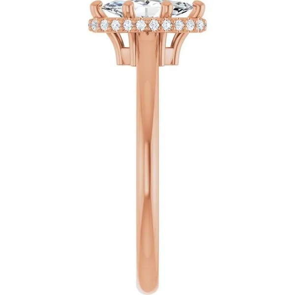 Hidden Halo-Style Engagement Ring Image 4 Mark Jewellers La Crosse, WI