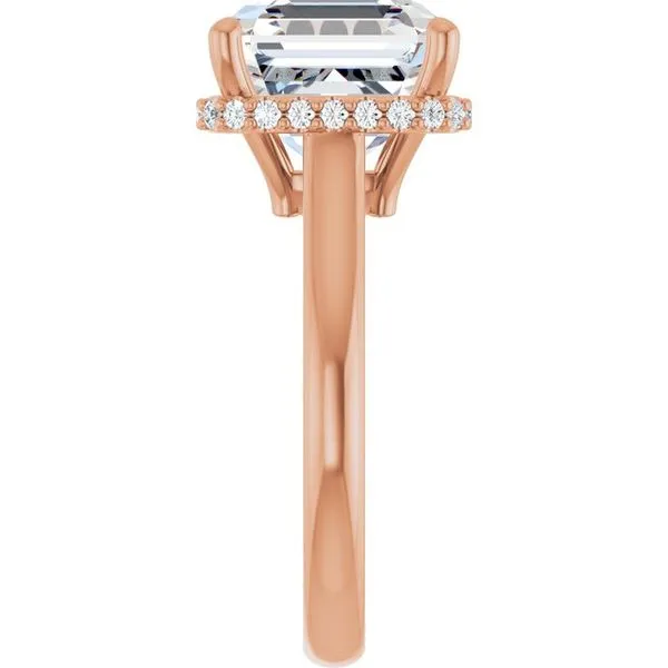 Hidden Halo-Style Engagement Ring Image 4 Don's Jewelry & Design Washington, IA