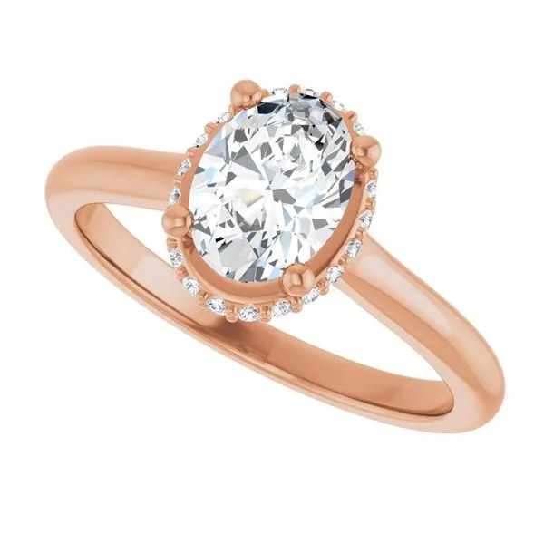 Hidden Halo-Style Engagement Ring Image 5 Raleigh Diamond Fine Jewelry Raleigh, NC