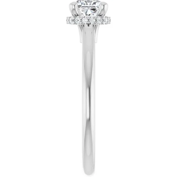 Hidden Halo-Style Engagement Ring Image 4 Don's Jewelry & Design Washington, IA