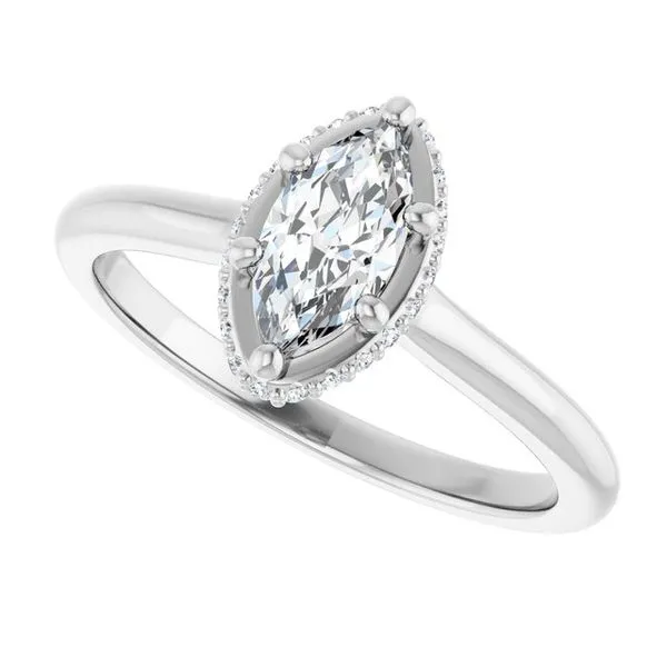 Hidden Halo-Style Engagement Ring Image 5 Paul James Jewelers Angels Camp, CA