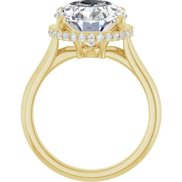 Hidden Halo-Style Engagement Ring Image 2 Northwood Jewelers Northwood, OH