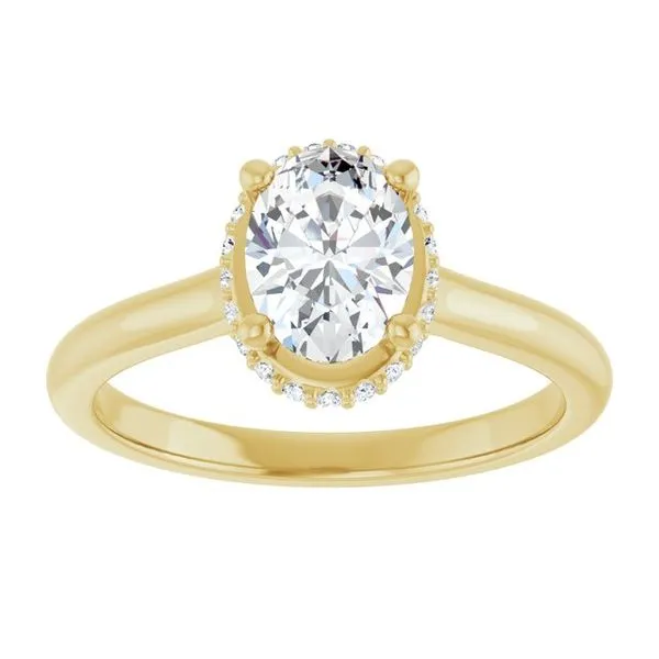 Hidden Halo-Style Engagement Ring Image 3 Mark Jewellers La Crosse, WI