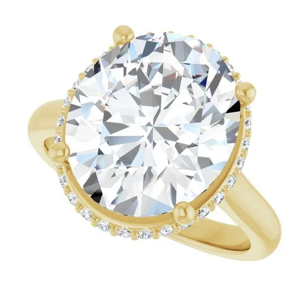 Hidden Halo-Style Engagement Ring Image 5 Michael Szwed Jewelers Longmeadow, MA