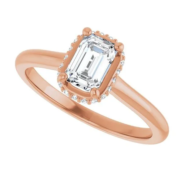 Hidden Halo-Style Engagement Ring Image 5 J. Thomas Jewelers Rochester Hills, MI