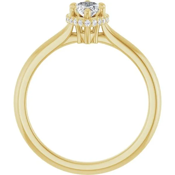 Hidden Halo-Style Engagement Ring Image 2 Michael Szwed Jewelers Longmeadow, MA