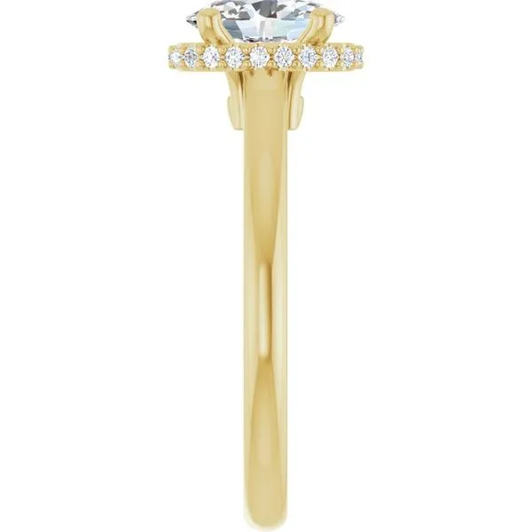 Hidden Halo-Style Engagement Ring Image 4 J. Thomas Jewelers Rochester Hills, MI