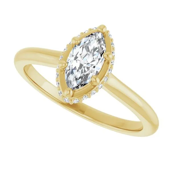 Hidden Halo-Style Engagement Ring Image 5 Paul James Jewelers Angels Camp, CA