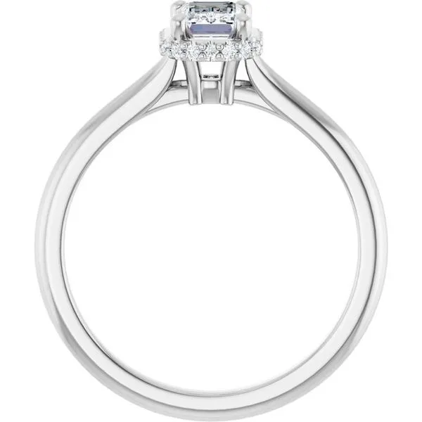 Hidden Halo-Style Engagement Ring Image 2 Raleigh Diamond Fine Jewelry Raleigh, NC
