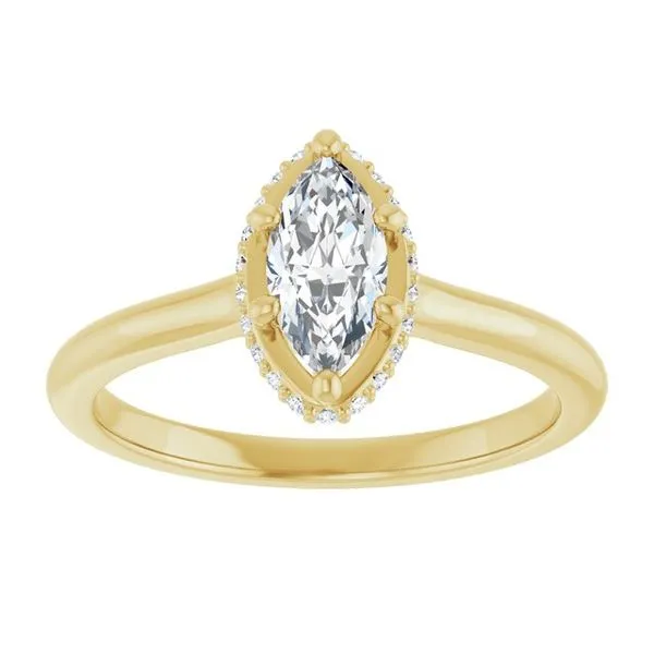 Hidden Halo-Style Engagement Ring Image 3 Morin Jewelers Southbridge, MA