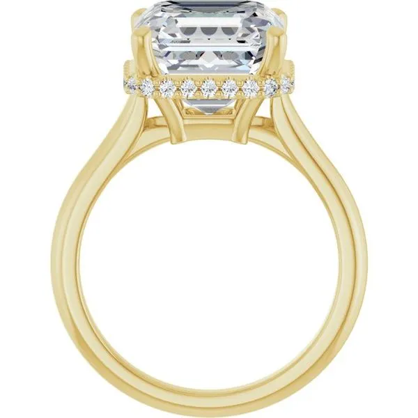 Hidden Halo-Style Engagement Ring Image 2 Jimmy Smith Jewelers Decatur, AL