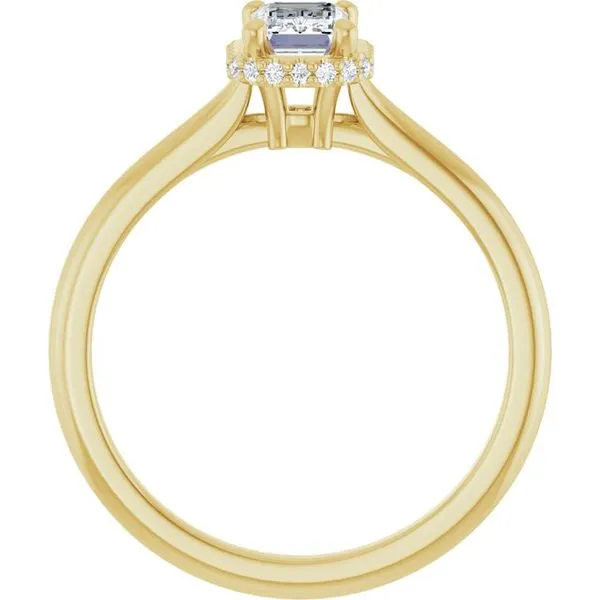 Hidden Halo-Style Engagement Ring Image 2 Shipley's Fine Jewelry Hampstead, MD