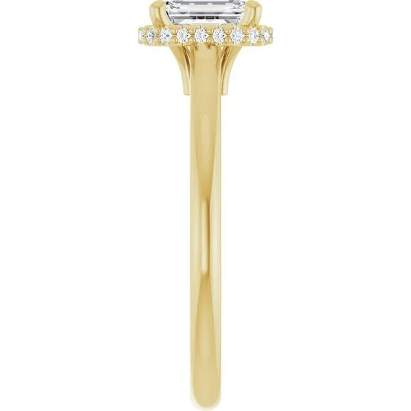 Hidden Halo-Style Engagement Ring Image 4 Futer Bros Jewelers York, PA