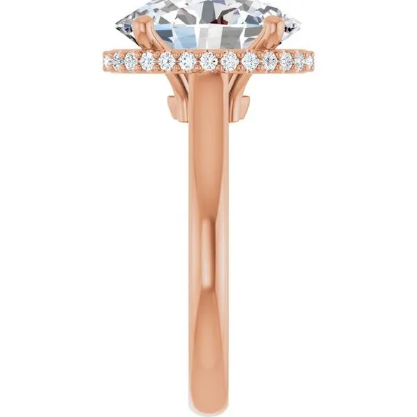 Hidden Halo-Style Engagement Ring Image 4 The Jewelry Source El Segundo, CA