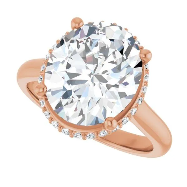 Hidden Halo-Style Engagement Ring Image 5 Paul James Jewelers Angels Camp, CA