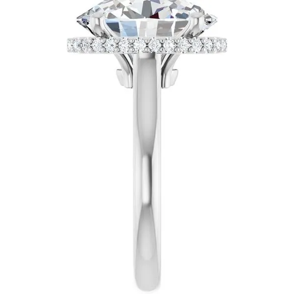 Hidden Halo-Style Engagement Ring Image 4 Raleigh Diamond Fine Jewelry Raleigh, NC