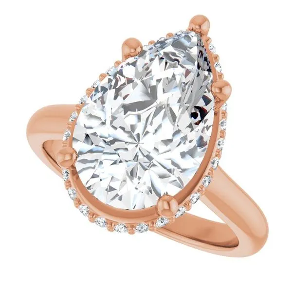 Hidden Halo-Style Engagement Ring Image 5 Witt's Jewelry Wayne, NE