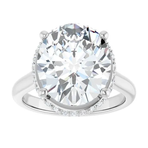 Hidden Halo-Style Engagement Ring Image 3 Mark Jewellers La Crosse, WI
