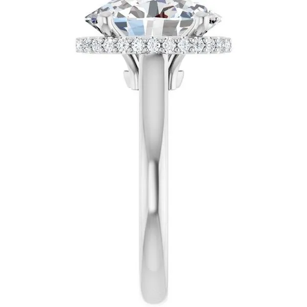 Hidden Halo-Style Engagement Ring Image 4 Futer Bros Jewelers York, PA