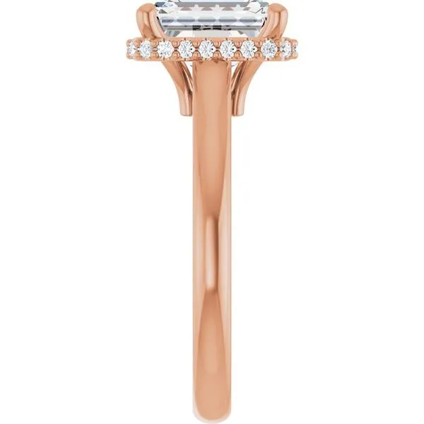 Hidden Halo-Style Engagement Ring Image 4 Clater Jewelers Louisville, KY