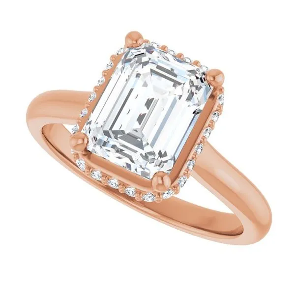 Hidden Halo-Style Engagement Ring Image 5 Arezzo Jewelers Elmwood Park, IL