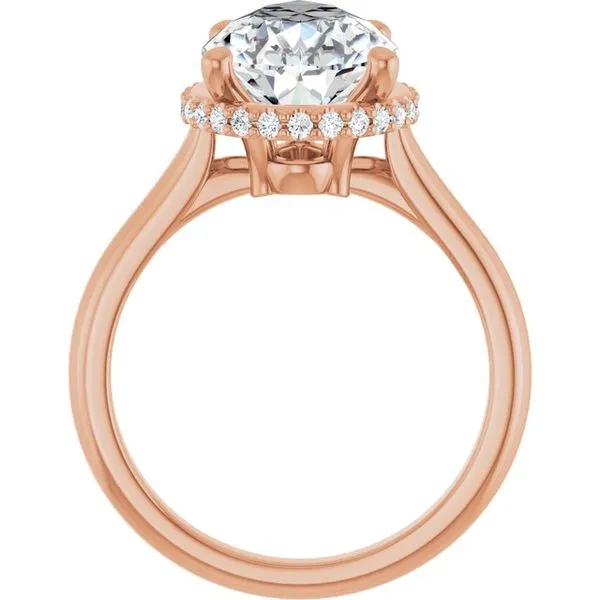 Hidden Halo-Style Engagement Ring Image 2 Paul James Jewelers Angels Camp, CA