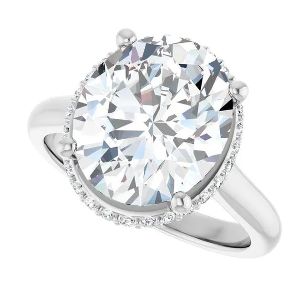 Hidden Halo-Style Engagement Ring Image 5 Mark Jewellers La Crosse, WI