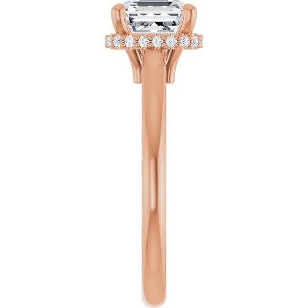 Hidden Halo-Style Engagement Ring Image 4 Raleigh Diamond Fine Jewelry Raleigh, NC