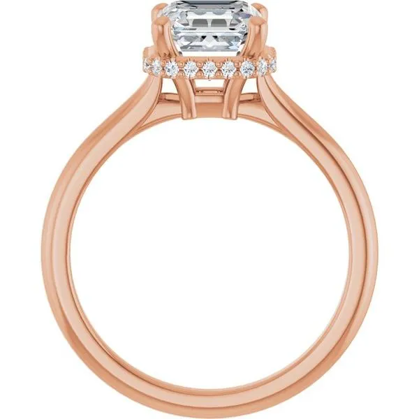 Hidden Halo-Style Engagement Ring Image 2 Don's Jewelry & Design Washington, IA