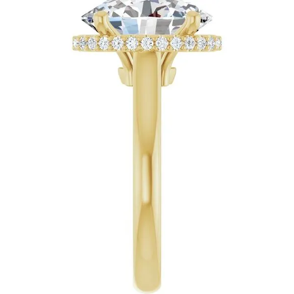 Hidden Halo-Style Engagement Ring Image 4 Futer Bros Jewelers York, PA