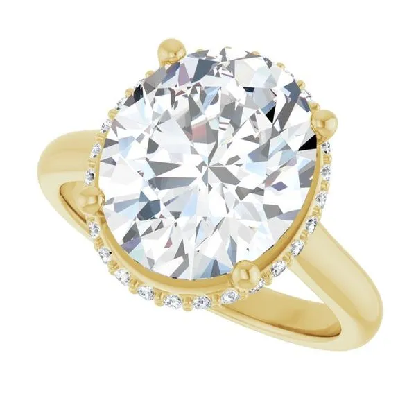 Hidden Halo-Style Engagement Ring Image 5 Austin's Fine Diamonds & Jewelry Lyndhurst, NJ