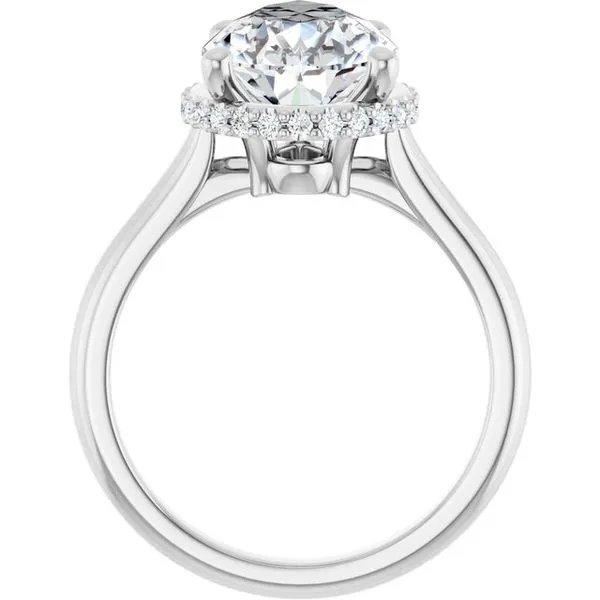 Hidden Halo-Style Engagement Ring Image 2 Raleigh Diamond Fine Jewelry Raleigh, NC