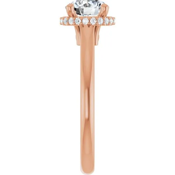 Hidden Halo-Style Engagement Ring Image 4 Don's Jewelry & Design Washington, IA