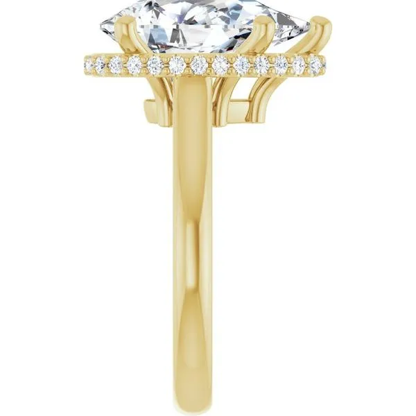 Hidden Halo-Style Engagement Ring Image 4 Raleigh Diamond Fine Jewelry Raleigh, NC